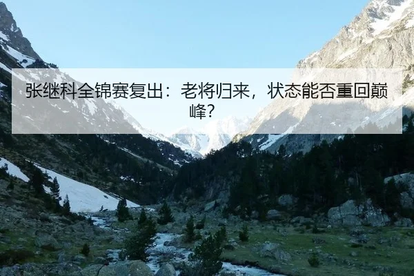 张继科全锦赛复出：老将归来，状态能否重回巅峰？